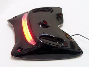 JOG ZRエボ SA16J リアスポイラーLEDセット ブラック リモコンジョグ黒 ウイング ZRエボリューション YAMAHA ヤマハ