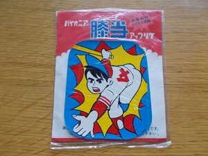 【2枚入】70s 昭和レトロ パイオニア『野球少年』膝あてワッペン/パチ 漫画キャラクター巨人の星アップリケ パッチ かわいいノスタルジー