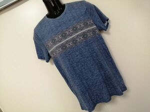 kkaa1316 ■ HOLLISTER ■ ホリスター Tシャツ カットソー トップス 半袖 スモーキーブルー 青 M