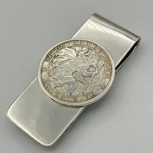 ☆ 希少品 ティファニー セントクリストファー マネークリップ 札ばさみ シルバー 925 ビンテージ Tiffany Saint Christopher Money Clip