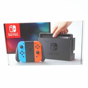 056 任天堂 Nintendo Switch ニンテンドー スイッチ 本体 ネオンカラー HAC-S-KABAA ※ジャンク