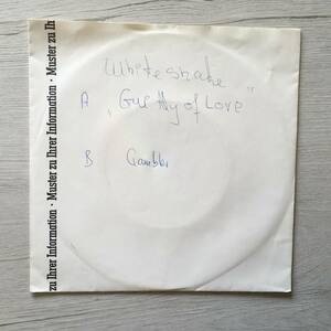 WHITESNAKE GUILTY OF LOVE TEST PRESSING ドイツ盤