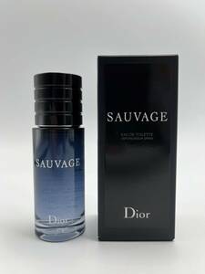 67823 未使用 Dior ディオール SAUVAGE ソヴァージュ オードゥトワレ EDT 30ml 香水 フレグランス 箱付