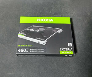 キオクシア KIOXIA 内蔵 SSD 480GB 2.5インチ 7mm SATA 国産BiCS FLASH TLC 搭載 3年保証 EXCERIA SSD-CK480S/N