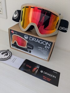 24-25 ドラゴン DRAGON D1 RAW GOGGLE ゴーグル ジャパンフィット ルーマレンズ 平面レンズ RED