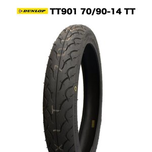 DUNLOP バイク タイヤ TT901 70/90-14 TT チューブタイヤ リトルカブ スーパーカブ 等 ダンロップ