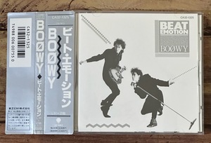 ★角丸 帯付き「BEAT EMOTION ビート・エモーション」BOOWY（BOφWY 氷室京介 布袋寅泰）CA32-1325 旧規格 オリジナル盤