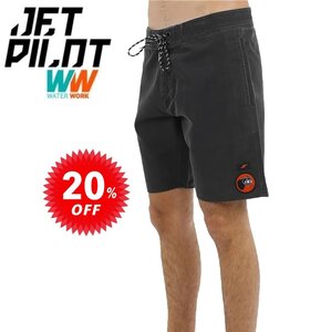 ジェットパイロット JETPILOT ボードパンツ セール 20％オフ 送料無料 アレックス メンズ ボードショーツ ブラック 30インチ S19702