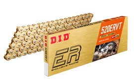 DID 520ERVT-102L FJ(軽圧入クリップ) GOLD 4525516358163 大同工業株式会社 D.I.D バイクチェーン