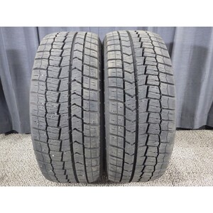 ダンロップ WINTER MAXX WM02 225/50R17 2本のみ◎2022年製9分山スタッドレス◎中古 1本の内面に若干の傷あり◎旭川手渡し可◎スープラ等に