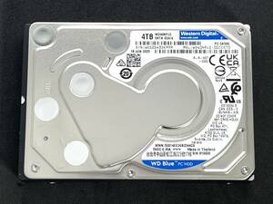 【送料無料】★ 4TB ★ WD40NPJZ【使用時間：101ｈ】　2023年製　稼働少　Western Digital Blue　2.5インチ内蔵HDD/15mm/SATA