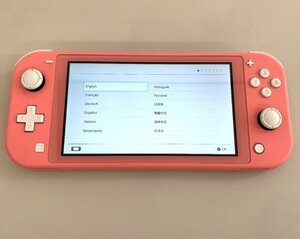 高崎店【中古品】r12-55 ニンテンドー Nintendo switch スイッチ ライト HDH-001 初期化済み 簡易動作確認済み ケース付き