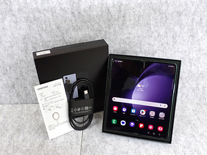 【中古 良品】海外版SIMフリー Galaxy Z Fold5 5G アイシーブルー 12GB 256GB SM-F9460 スマホ デュアルSIM 本体(PKA1419-1)