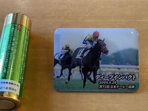 【BBB】競馬　名馬ピンバッジ　ピンズ　日本ダービー　ディープインパクト