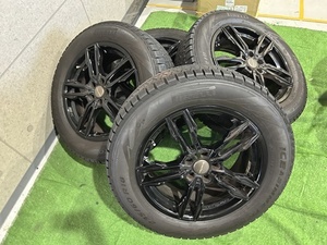 EUROTECH　ユーロテック　4本　18X7.5J　PCD108　+50　5穴　ICEASIMMETRICO　PIRELLI　235/60R18　スタッドレス　　＜中古品＞