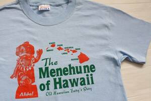 UTS69メネフネ レディースMenehune of HawaiiヘインズHanes BEEFY-TハワイAloha半袖Tシャツ