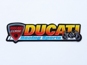 ★【ステッカー/シール】MOTORSPORT モータースポーツ ドゥカティ DUCATI 3D ホログラム Ducati