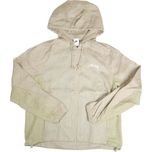 STUSSY ステューシー ×NIKE 24AW LINEN SHELL JACKET CHINO ジャケット ベージュ Size 【S】 【新古品・未使用品】 20799796