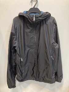 ◆PRADA プラダ ナイロンジャケット リバーシブル サイズ48 黒×青 アウター 上着 中古◆14104