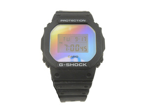 カシオジーショック CASIO G-SHOCK DW-5600SR デジタルウォッチ 腕時計 Iridescent Color クオーツ ブラック