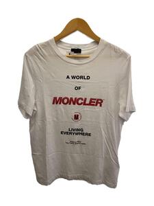 MONCLER◆Tシャツ/S/コットン/WHT/c-scom-21-36832