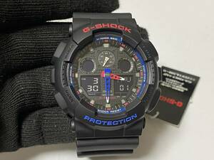 カシオ CASIO Gショック G-SHOCK Layered Black ＆ Tricolor ブラック トリコロール GA-100LT-1AJF 展示未使用品