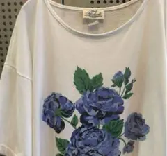 古着　ヴィンテージ　vintage Tシャツ　ビックサイズ　ワンピース　花柄