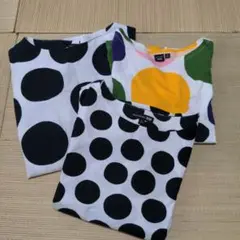 marimekko ドット柄 タンクトップ カットソー　ワンピース　Tシャツ