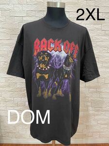 ビッグサイズT DOM メンズ 半袖 Tシャツ　アニマル柄　3XL 送料無料　即決