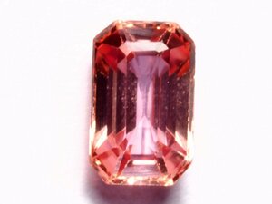 天然パパラチァサファイア ルース 0.438 ct、ソーティング付、ケース入り