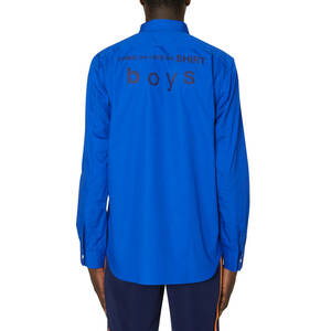 【正規品】コムデギャルソンシャツボーイズ Comme des Garcons SHIRT BOYS Back Print Poplin Shirt ロゴプリント フランス製 (新品) Ｘ