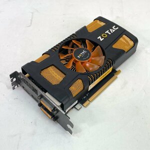 中古グラフィックカード 表示確認 WinXP～Win10 LINUX ★ ZOTAC NVIDIA GeForce GTX 560 GDDR5 1024MB 256bit DVI/HDMI/DP #2791-K