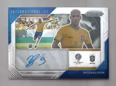 リシャルリソン 2024 PaniniPrizm 直筆サインカード ブラジル代表