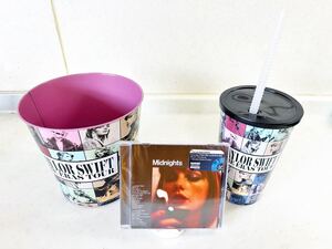 超希少 テイラースウィフト Taylor Swift THE ERAS TOUR ライブ VIPグッズ 会場限定 Midnights CD ポップコーン バケット ドリンクホルダー