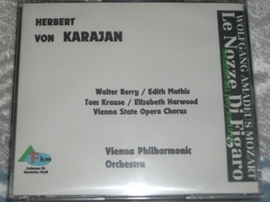 カラヤン指揮！モーツァルト：歌劇「フィガロの結婚」 K492 (3CD)　　