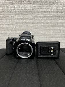 1円スタート 通電 シャッター確認 フィルムバック付き PENTAX 645N 中判カメラ フィルムカメラ 一眼レフ100284