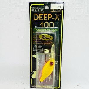 送料140円・新品『メガバス ディープ-X 100 IYB』3点落札送料無料■MEGABASS DEEP-X ディープX クランクベイト ディープエックス クランク