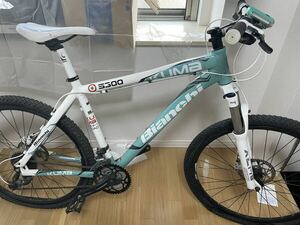  直接引取可　中古　2011年 Bianchi Kuma 5300 Shimano チェレステ/ホワイト　マウンテンバイク サイズ48？　おまけあり