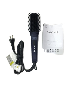 SALONIA◆ドライヤー・ヘアアイロン/STRAIGHT HEAT BRUSH SLIM/サロニア