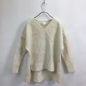 ◆お洒落な逸品◆1er Arrondissement/プルミエ アロンディスモン セーター ニット ホワイト カシミヤ混 レディース A-19 ｃ3144