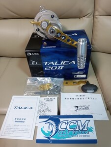 ★シマノ★13タリカ20Ⅱ新品 CCMパワーハンドル装着済 マグロカンパチクエ泳がせ遠征に!