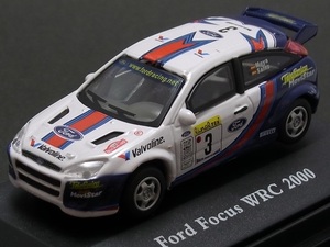 ☆☆日曜夜☆ルース☆FORD FOCUS WRC 2000☆2001 MONTE CARLO☆CARLOS SAINZ☆SILVER ROLL BAR VERSION☆CARARAMA☆HONGWELL☆1/72