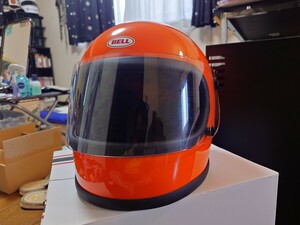 LEAD リード工業 ヘルメット フルフェイス 族ヘル BELL仕様 オレンジ