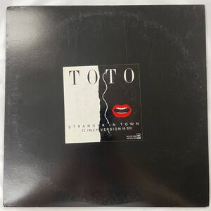 12 INCH / JPN PROMO ONLY / プロモオンリー / TOTO - Stranger In Town / XDAP 93120 / トト ストレンジャー・イン・タウン / 見本盤