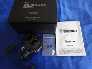 GANCRAFT x DAIWA x SLP　ガンクラフトxダイワxSLP　T3 MAGO マーゴ 8.1R 右 Tウイング ザイオン カーボンハンドル　使用少　小キズあり