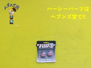 B23061J【新品】TRIKTOPZ製.ナンバーボルト&バルブキャップ パン.ショベル.エボ.TC.FXR.ダイナ.ソフテイル.スポーツ.ツーリング.ハーレー