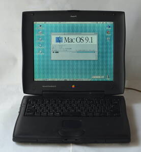 稀少！ PowerBook G3 Wallstreet 12inch 233MHz 192MB/20GB/CD USBカード無　美