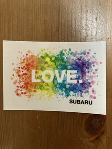 スバル Subaru ステッカー デカール 北米 usdm 日本未発売 US Love シール 車 海外限定 アウトドアステッカー 新品未使用