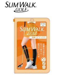 SLIMWALK GOLF スリムウォーク ゴルフ 美脚ハイソックス レディース 着圧 UVカット 22～24cm SWG004