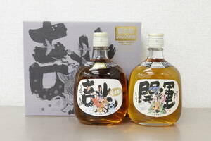 【未開栓/福岡県内限定発送】 NIKKA ニッカウイスキー GOLD＆GOLD ジョン万次郎 開運ボトル 榮太郎 吉兆ボトル 380ml×2本 5Ｎ637